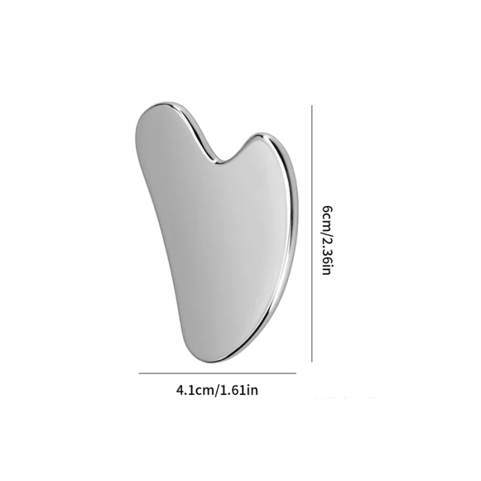 1Pcs Stainless Steel Gua Sha Scraper Massager For Face Neck Body Guasha Massage Tool Facial Skin Care Guasha Board Face Massager - Image 7
