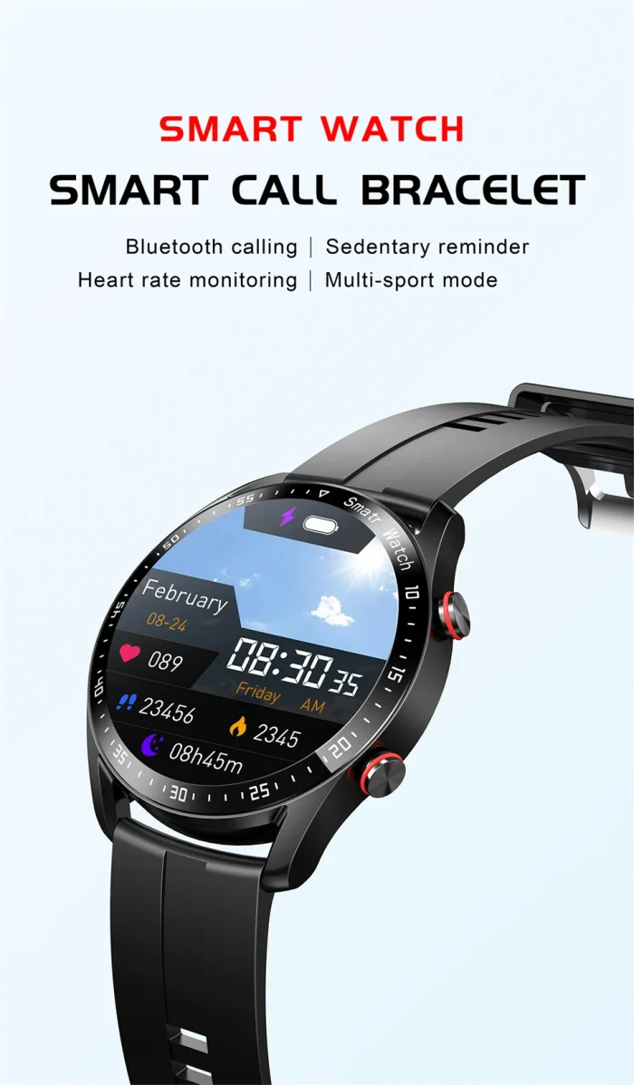 ECG+PPG Bluetooth Call Smart Watch Men Laser Health Blood Pressure Fitnes Sports Watches Man Sports Waterproof Smartwatch+Box - Image 13