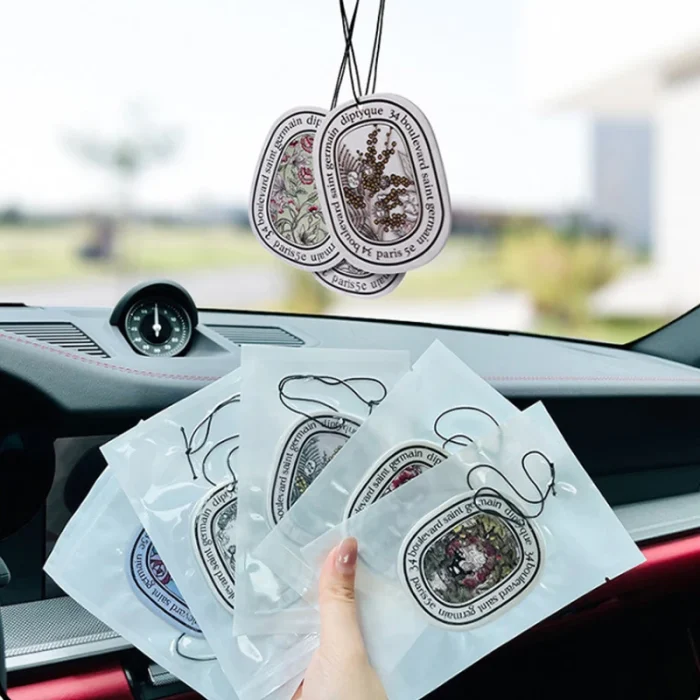 2 Pcs Car Fragrance Car Solid Aromatherapy Car Aromatherapy Card Pendant Car Air Purifying Perfume Fragrance - Image 25