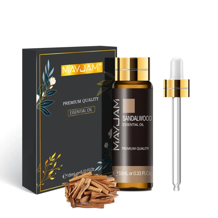 MAYJAM 10ml Pure Essential Oil Lavender Eucalyptus Vanilla Sandalwood Jasmine Bergamot Lemongrass Cinnamon Grapefruit 1pc - Image 32