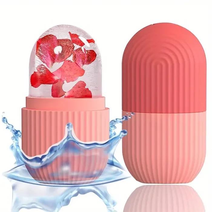 Silicone Skin Care Beauty Lifting Contouring Silicone Ice Cube Trays Ice Globe Ice Balls Face Massager Facial Roller Reduce Acne - Image 12