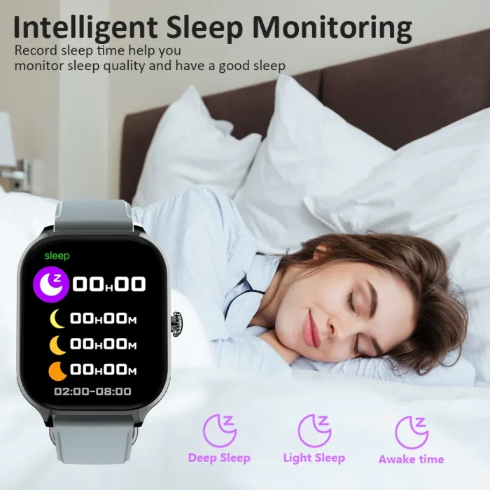 LAXASFIT H9 Smartwatch Dial to Answer Calls Calorie Tracking Heart Rate Blood Oxygen Monitoring Bluetooth Smart Watch - Image 16