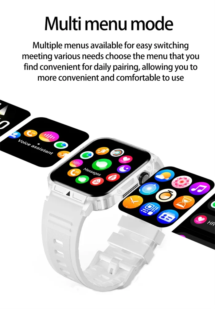 2024 New Smart Watch Men 1.95 Inches Bluetooth Call IP68 Waterproof Sport Mode Health monitoring Smartwatches For Huawei Xiaomi - Image 29