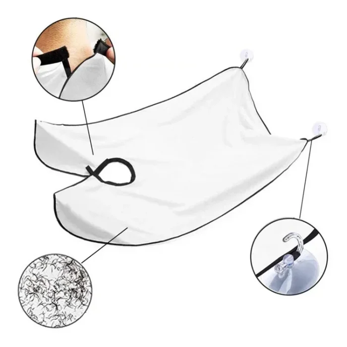 Male Shaving Apron Beard Catcher Cape Care Bib Face Shaved Hair Adult Bibs Shaver Cleaning Hairdresser for Man Clean Apron Gift - Image 10