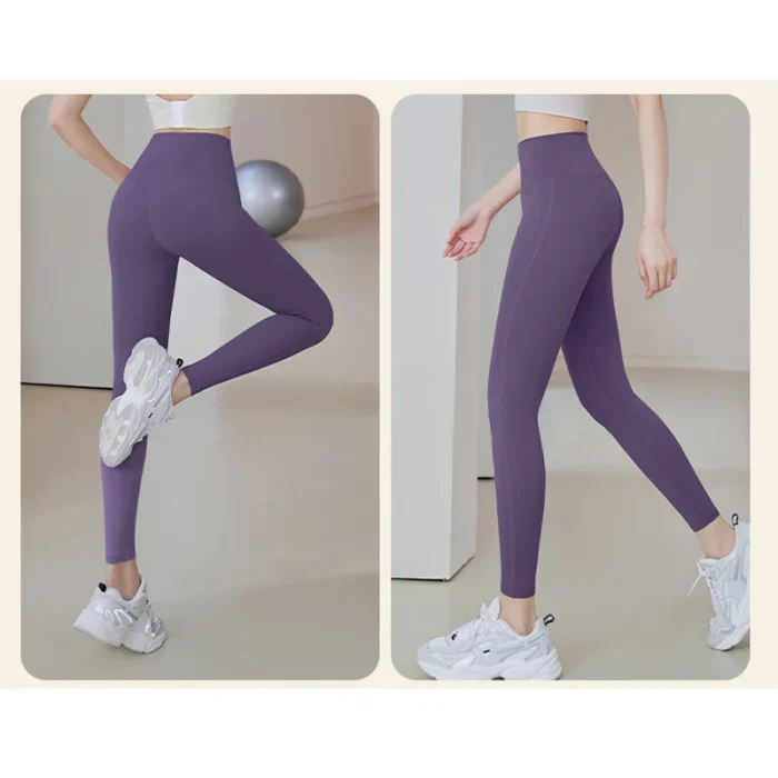 Ribbed Yoga Pants High Waisted Gym_eggings Sport Women Fitness SeamlessFemale Legging Tummy Control RunningTraining Tights - Image 4